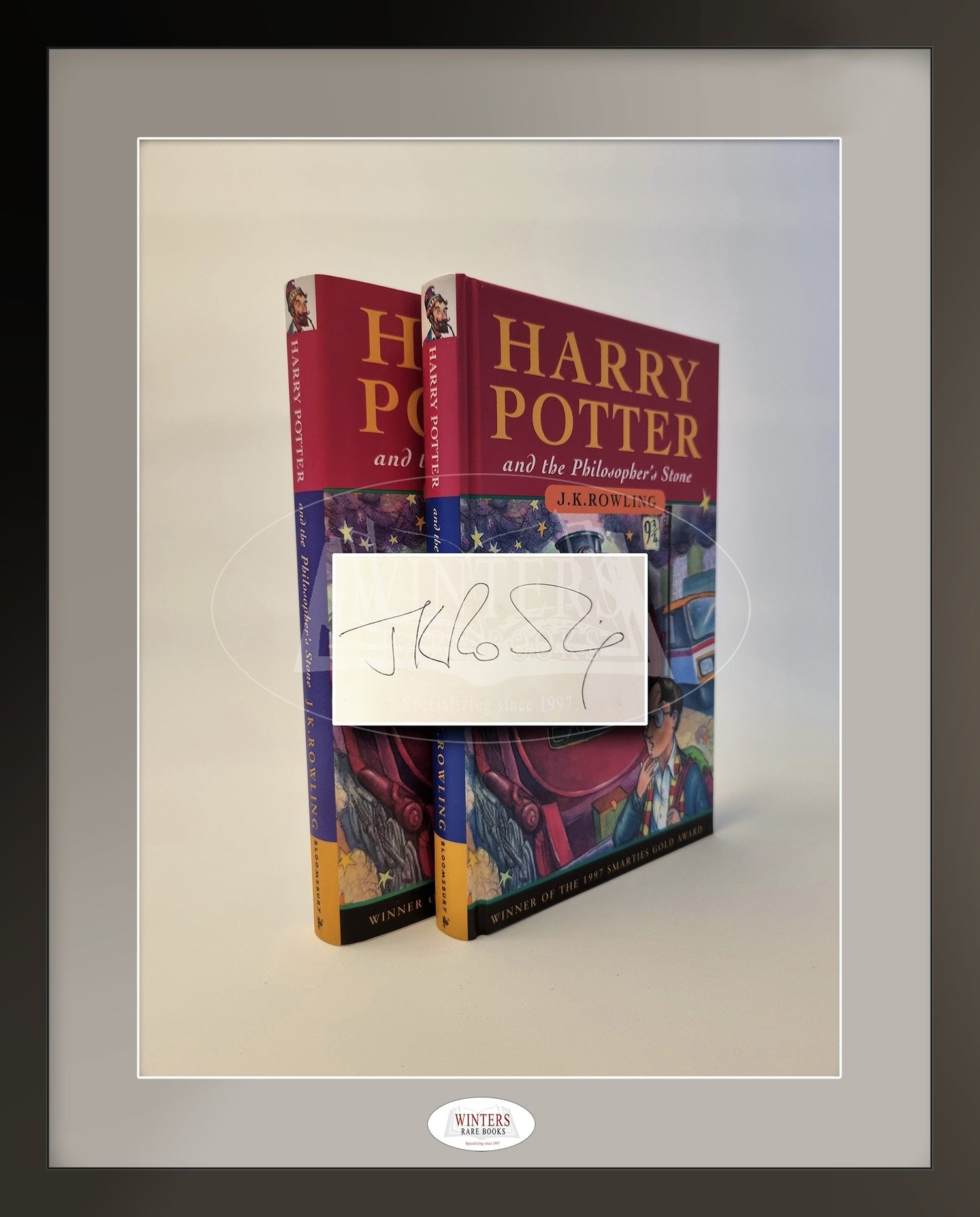 Authentic signed Harry Potter books