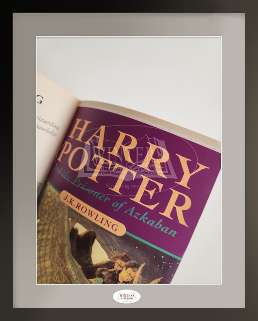 Harry Potter & the Prisoner of Azkaban – Unique inside-out bound and misprinted copy