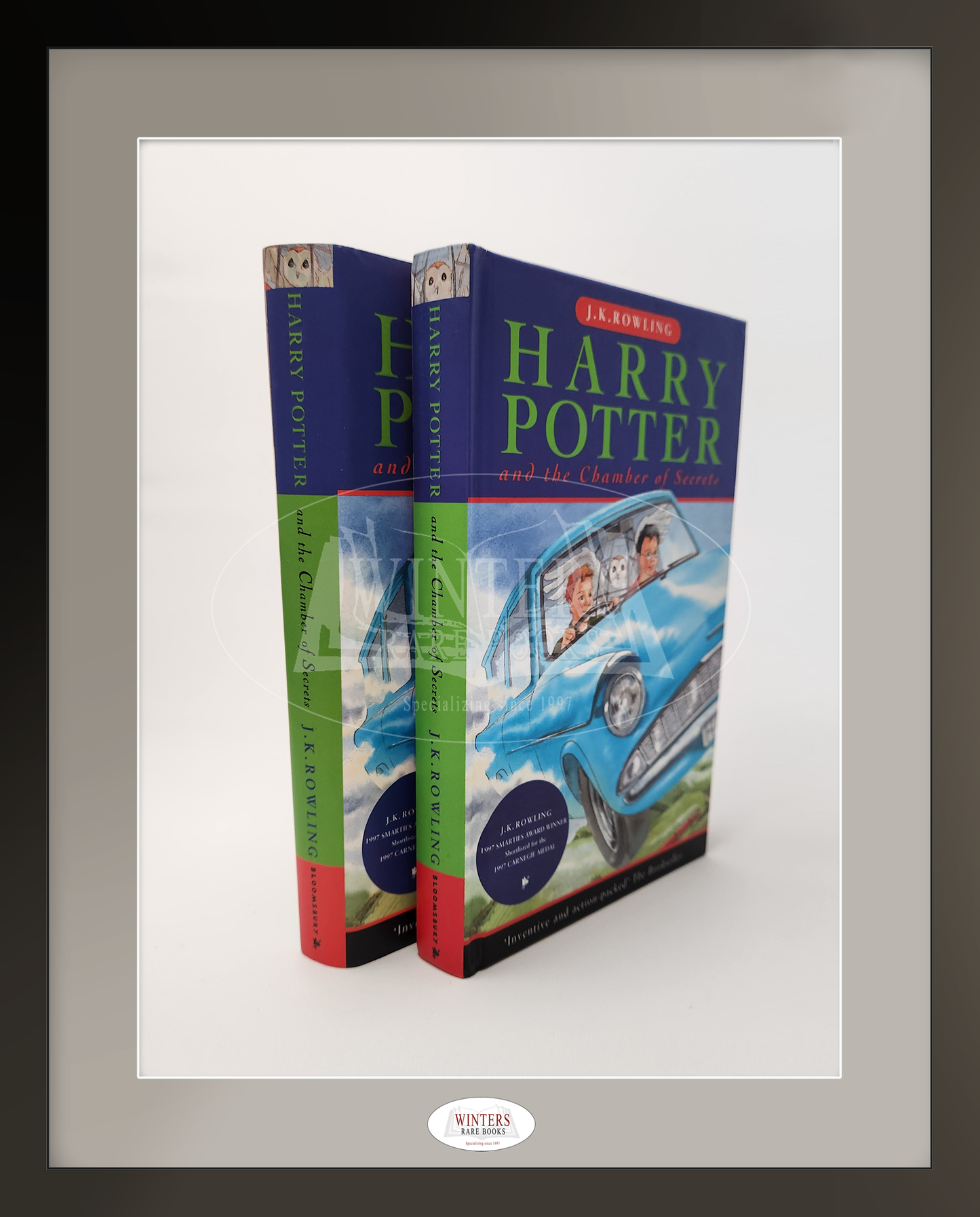 Harry Potter and the Chamber of Secrets –  Very scarce first edition - Inscribed with reference to Harry Potter