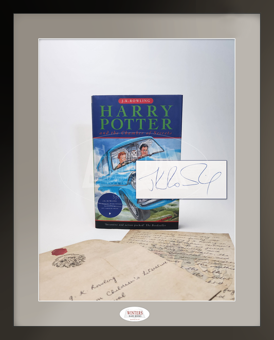 Harry Potter and the Chamber of Secrets First Printing – Signed with Charming Provenance
