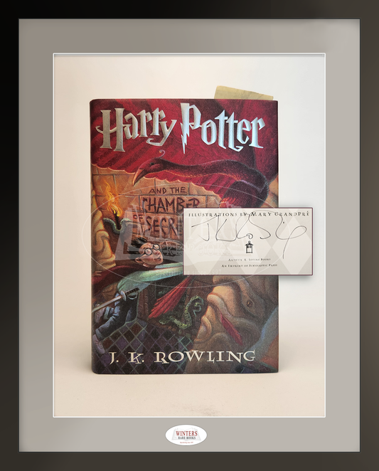 Harry Potter and the Chamber of Secrets, First US Edition, First Printing – Signed in 1999 by J.K. Rowling 