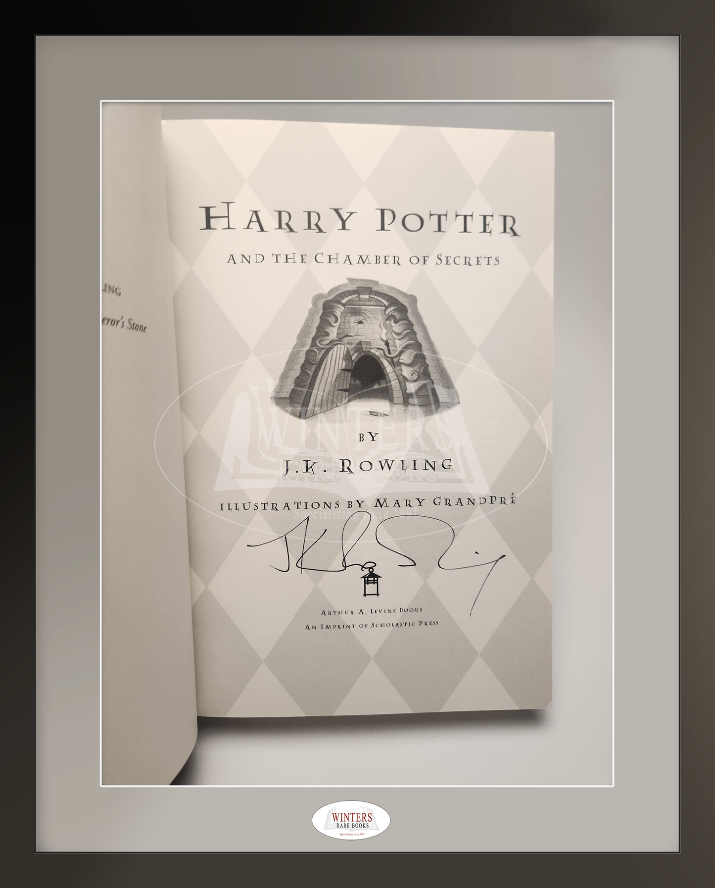 Harry Potter and the Chamber of Secrets, First US Edition, First Printing – Signed