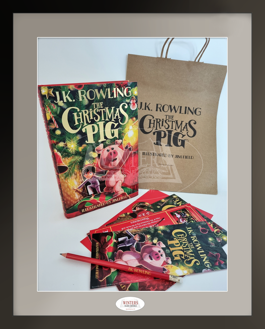 The Christmas Pig – Signed with Hologram – Complete activity pack / promo merchandise include