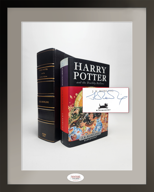 Harry Potter and the Deathly Hallows – Very scarce flat-signed first edition