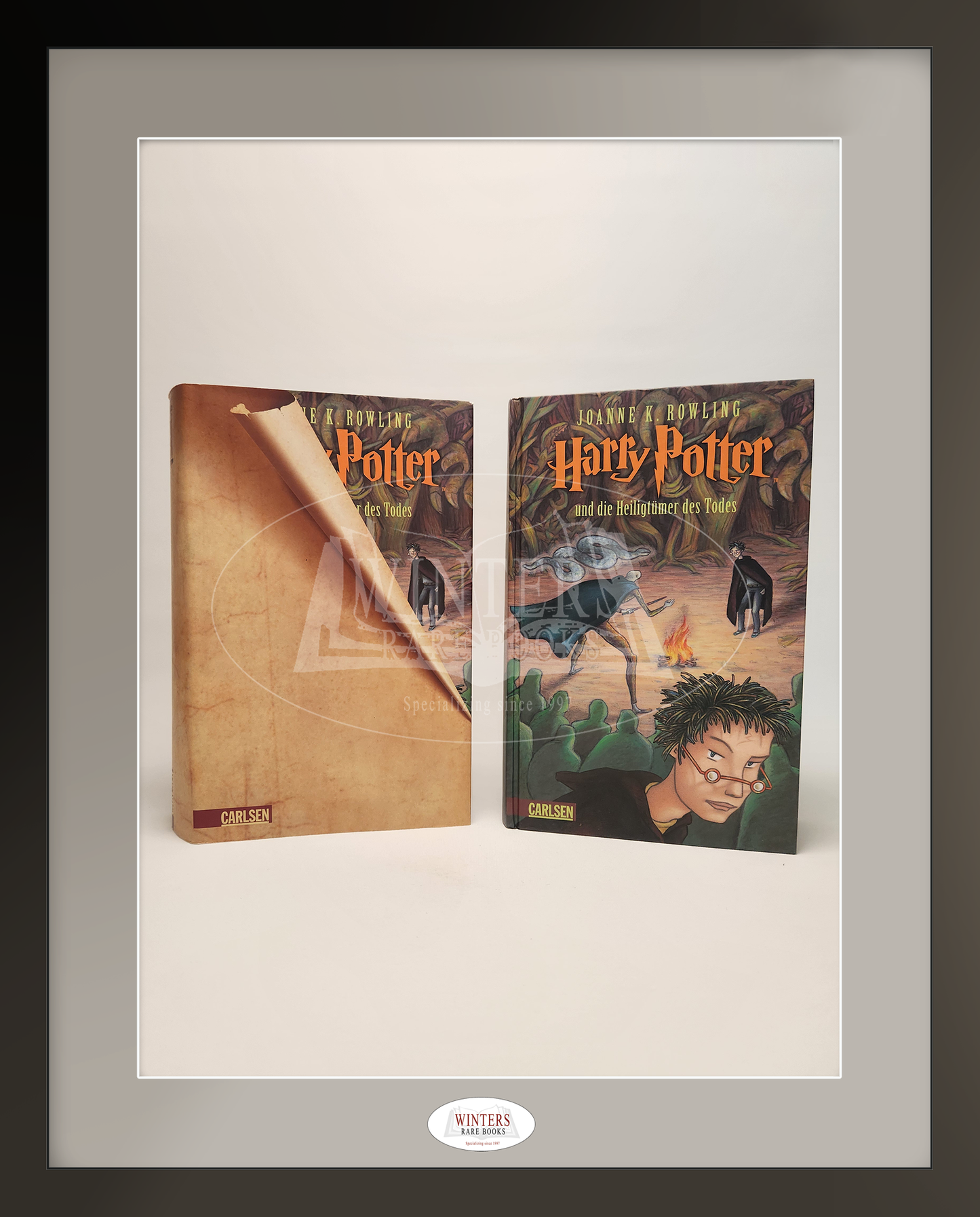 Scarce German Bookseller Limited Edition of the Last Three Harry Potter Books - Unique Books and Dust Jackets