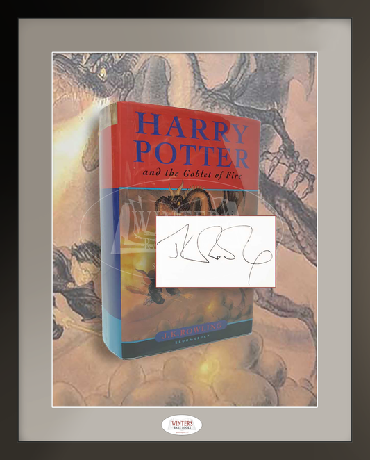 Harry Potter and the Goblet of Fire – First edition, First OMNIA printing, signed