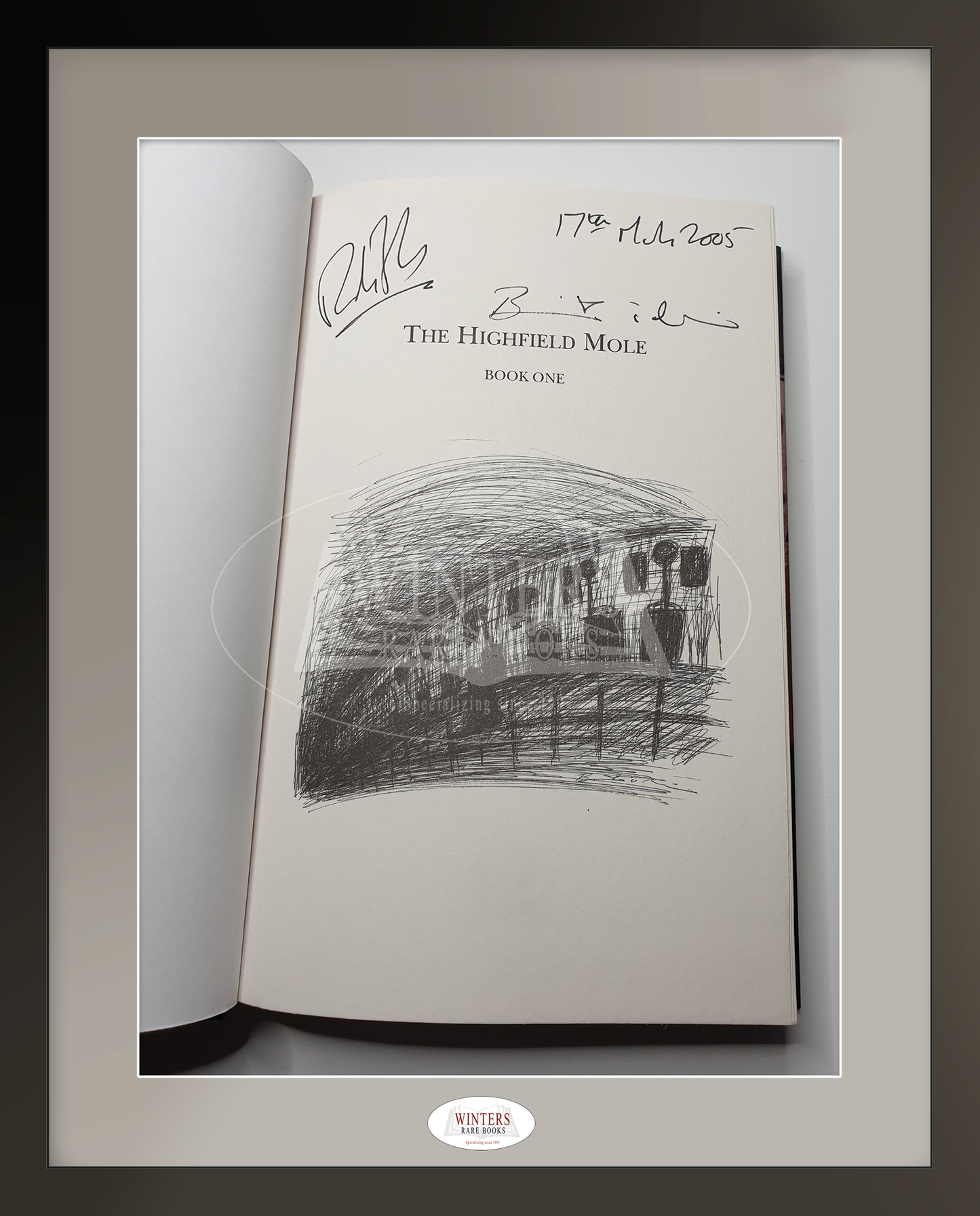 The Highfield Mole - Rare first publication NY Times best selling book TUNNELS - Signed by both Authors