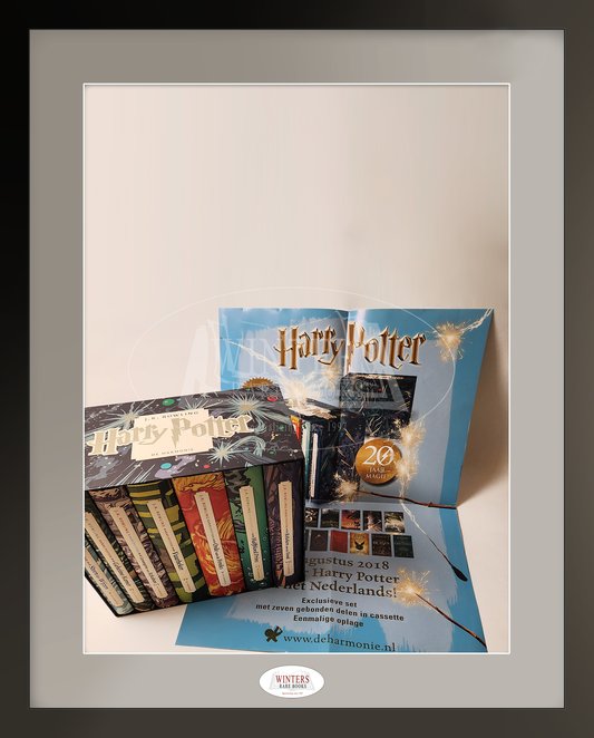Very Rare Dutch Harry Potter Collector's box set - Limited Edition 20th Anniversary 2018 with promotional poster