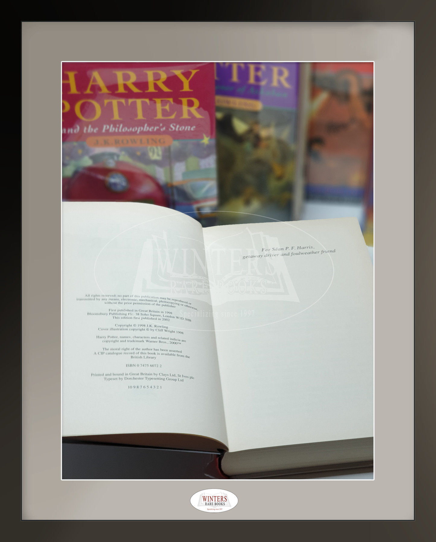 Harry Potter – Complete Set of UK Bloomsbury Large Print first editions -  FINE