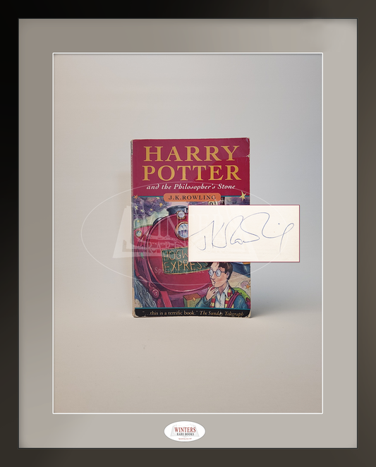Harry Potter and the Philosopher’s Stone – Signed first edition, 10th printing