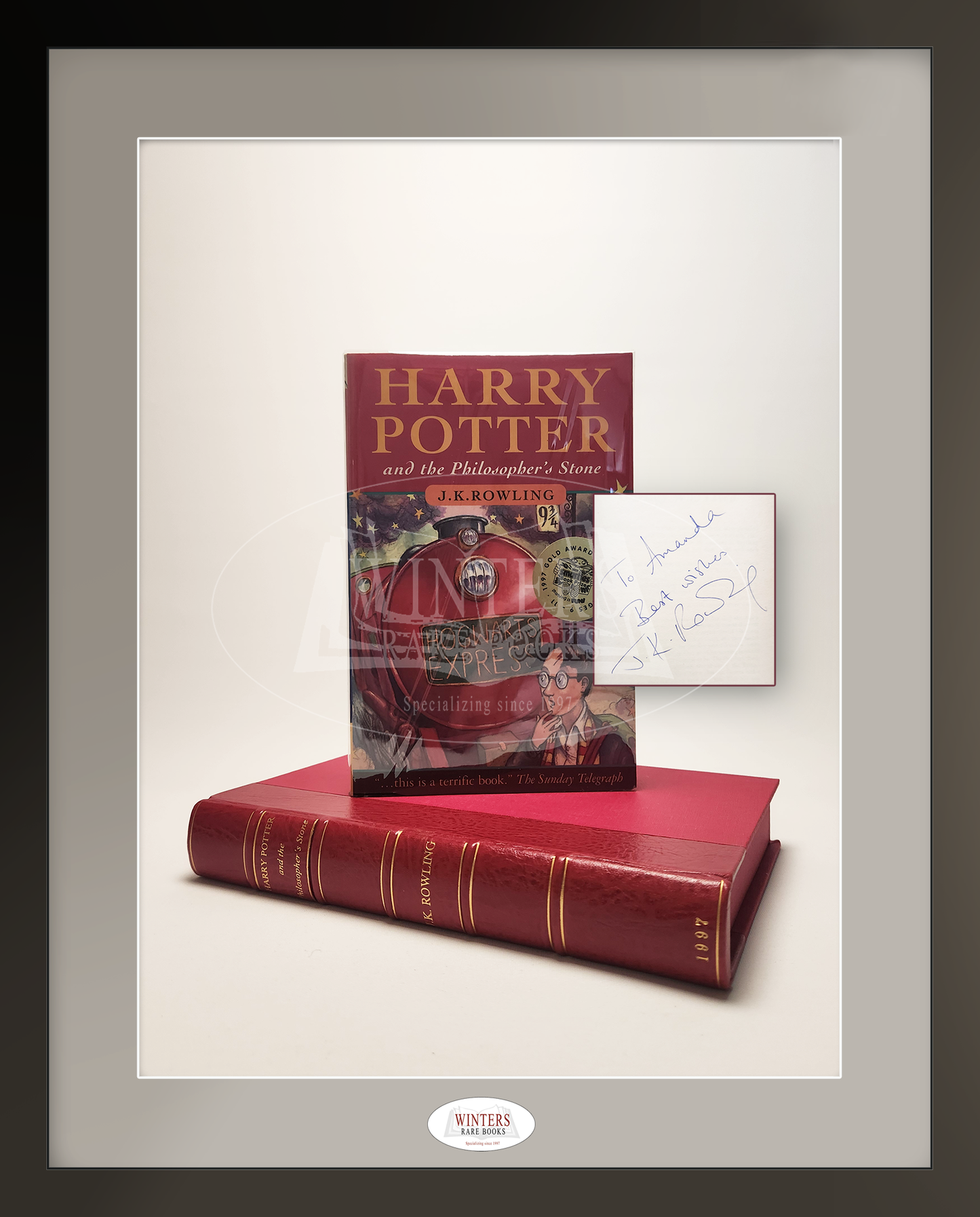 Harry Potter and the Philosopher’s Stone – Early signed and inscribed first edition