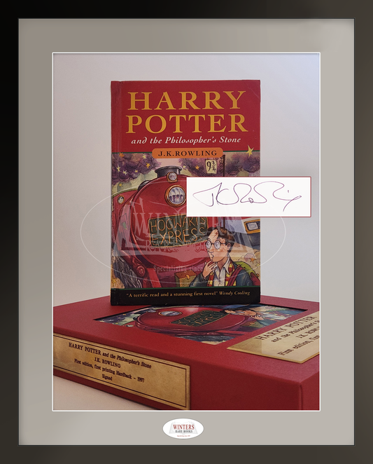 Harry Potter and the Philosopher’s Stone First Hardback edition, First Printing – signed