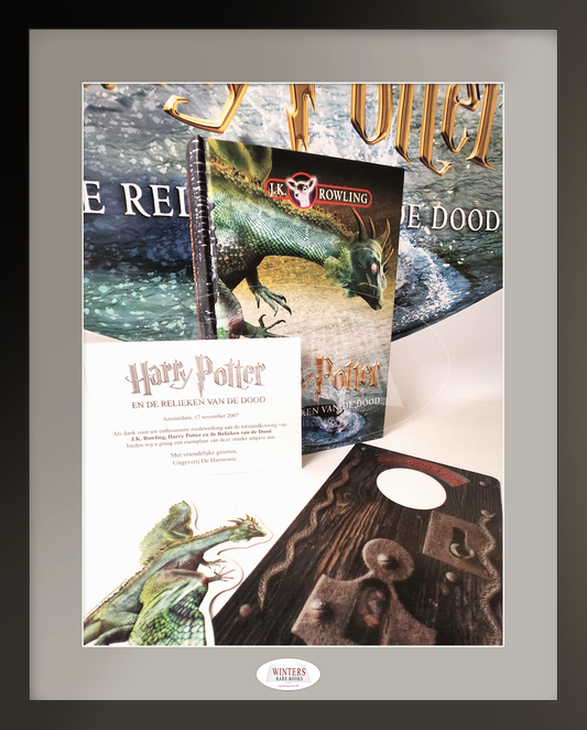 Eerste Nederlandse druk Harry Potter en de Relieken van de Dood - Zeer zeldzaam exemplaar van de uitgeverij met volledige promoset.