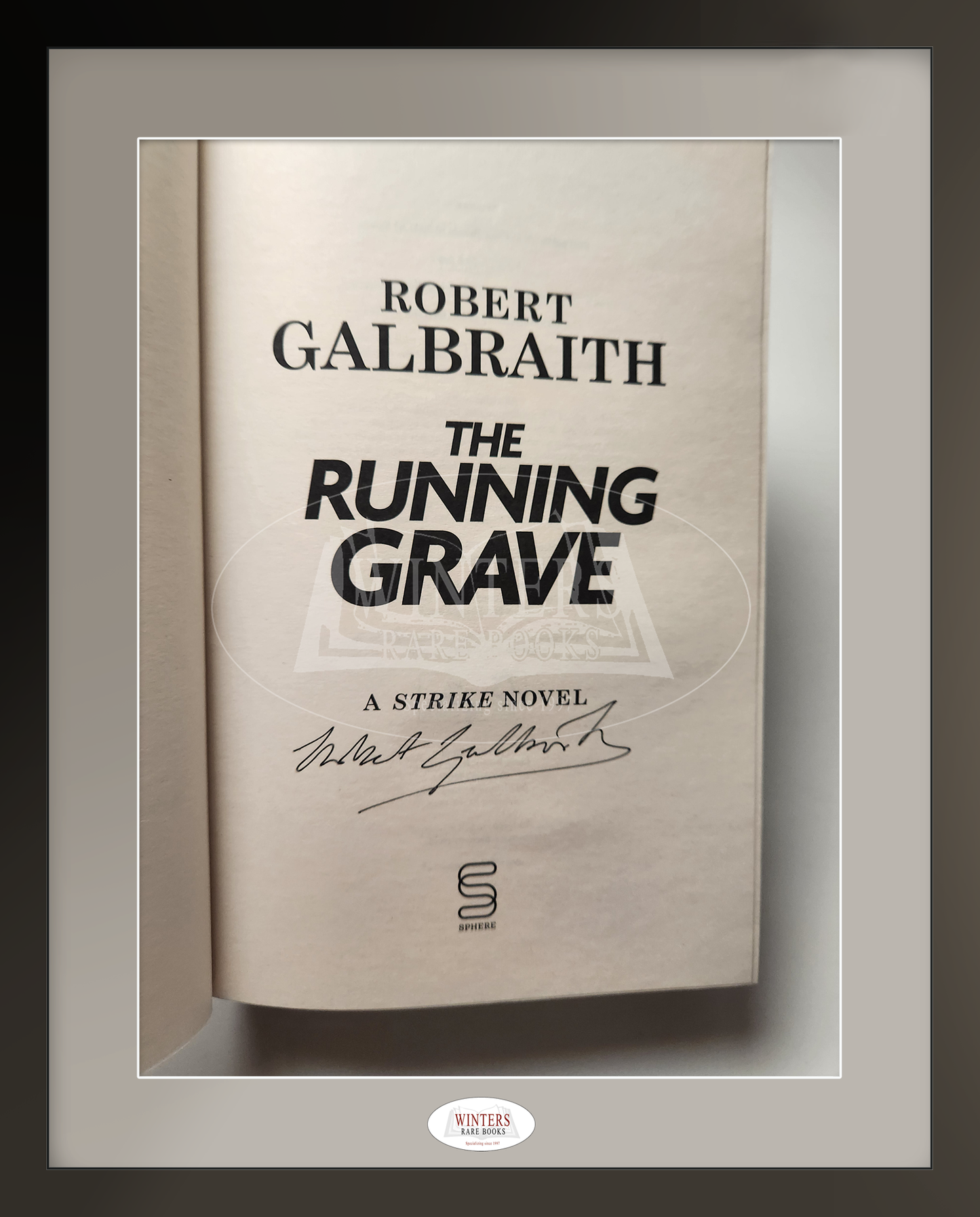 The Running Grave – Signed by J. K. Rowling a.k.a. Robert Galbraith