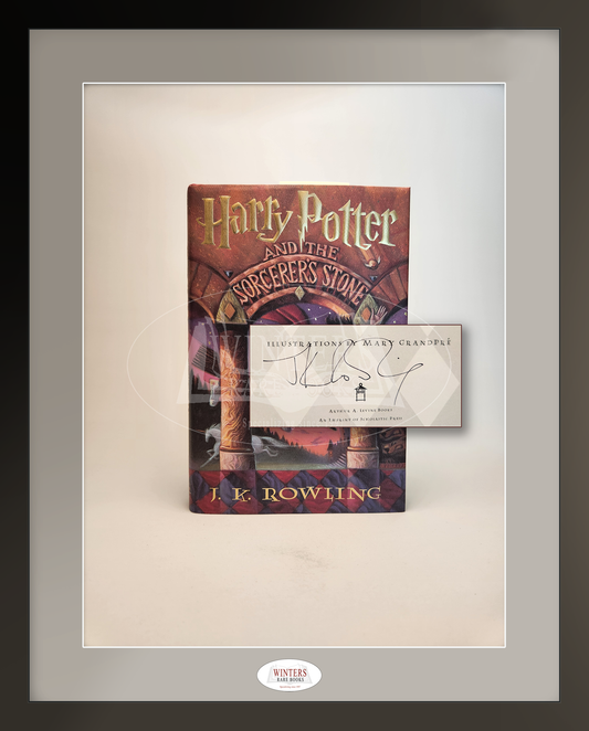 Harry Potter and the Sorcerer’s Stone (USA-adapted title of Harry Potter and the Philosopher’s Stone) – Very early signed fifth printing