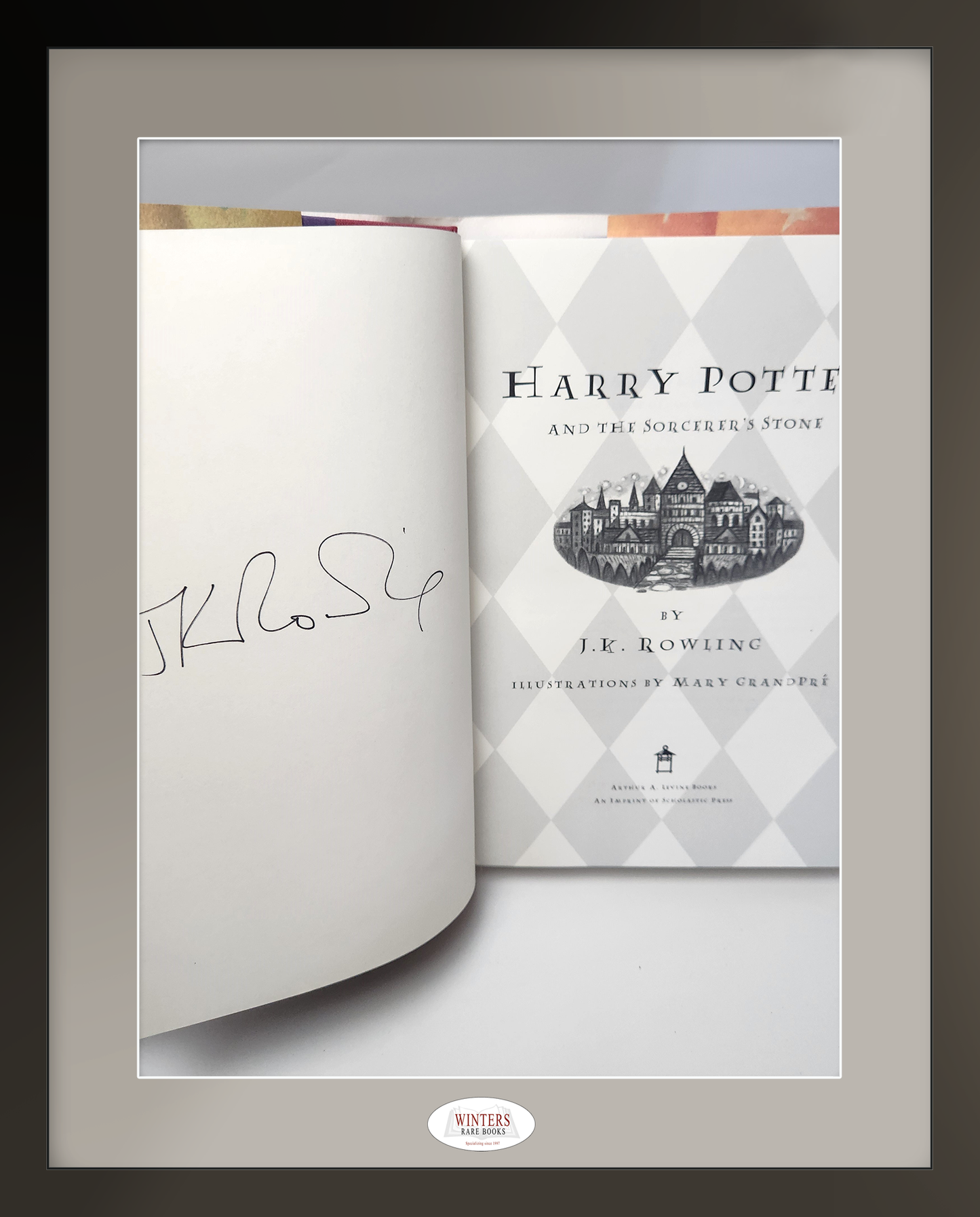 Harry Potter en de Steen der Wijzen – Gesigneerd verenigingsexemplaar