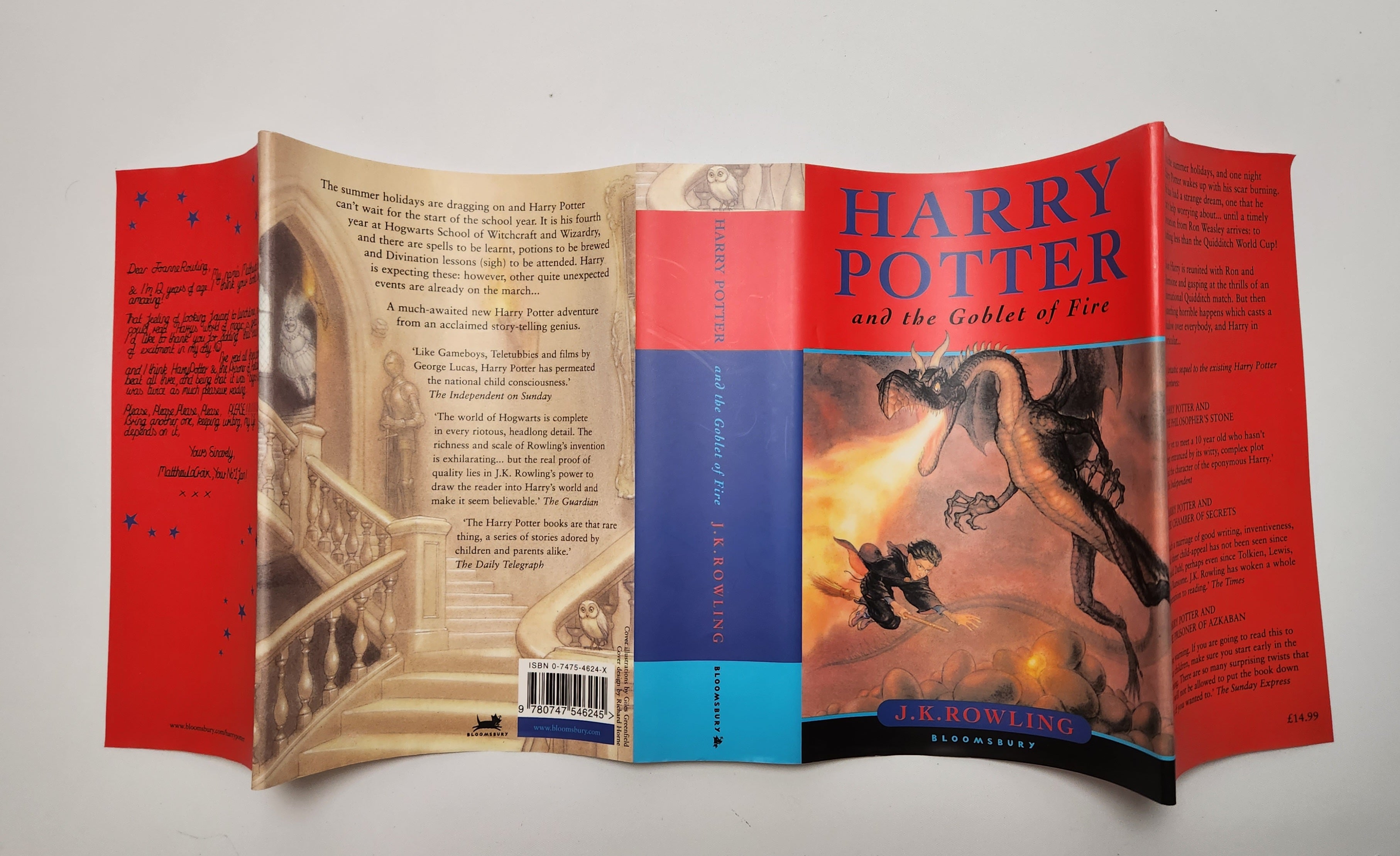 Harry potter and the goblet discount of fire first edition hardback