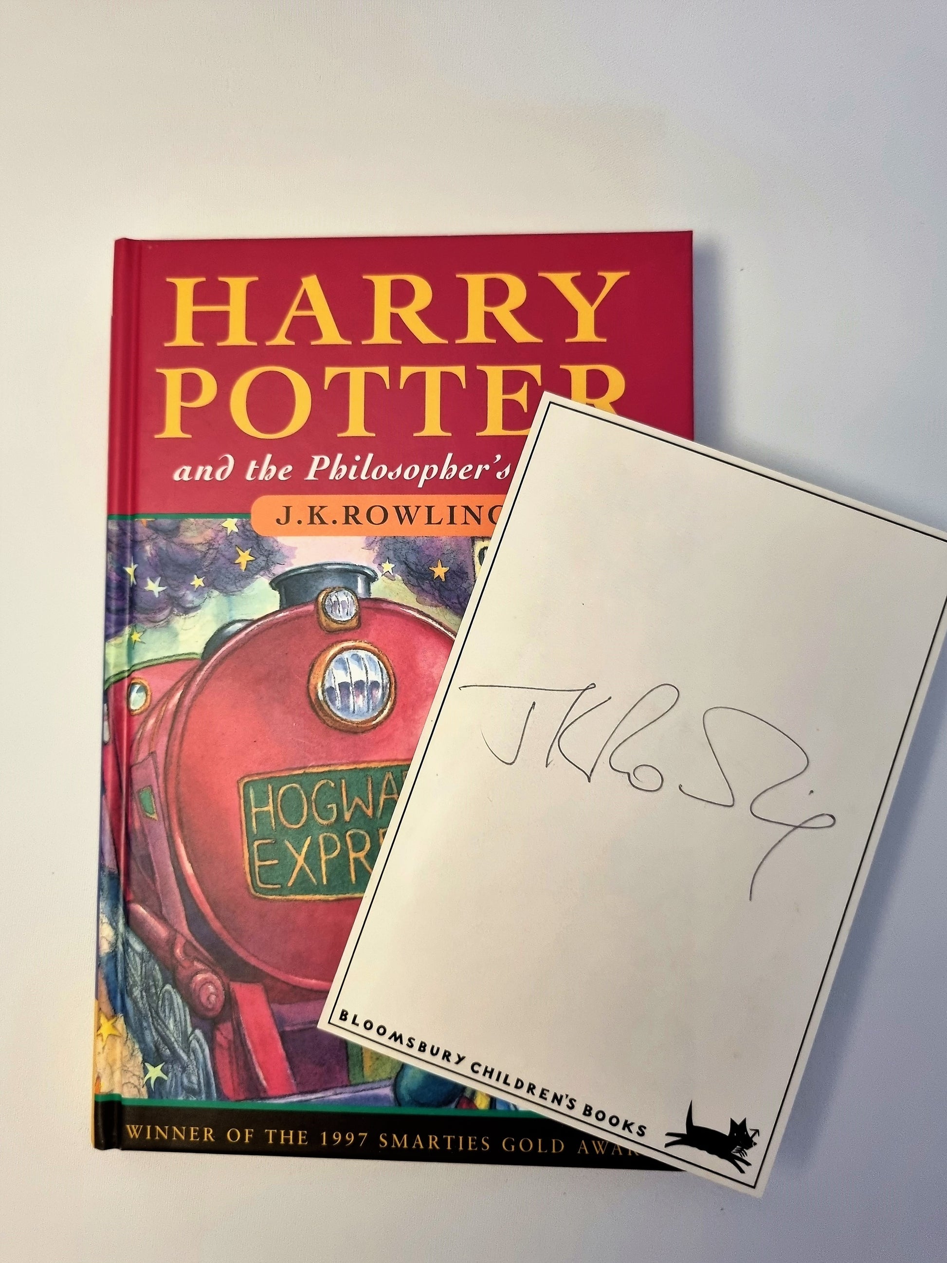 Harry Potter and the Philosopher's Stone J.K. Rowling First Edition Signed